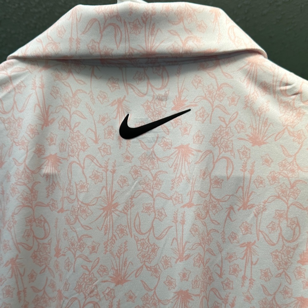 Nike Light Pink Graphic Polo Shirt L - Picture 5 of 5
